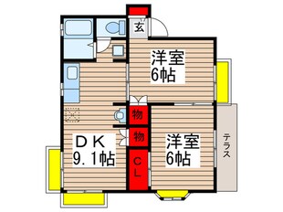 ペガサス斉藤の物件間取画像